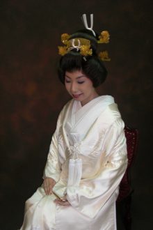 そそとした花嫁様を演出